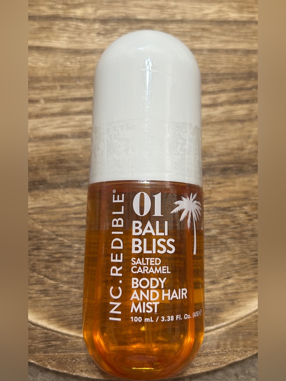 INC.redible 01 Bali Bliss Salted Caramel Body and Hair Mist -